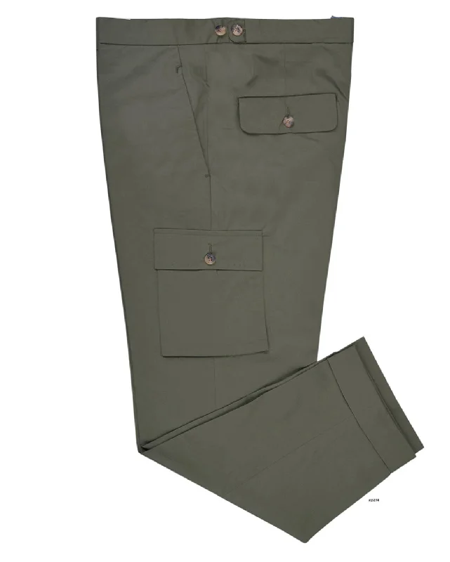 Pants-Techwear-Soft Green "Paper" Chino