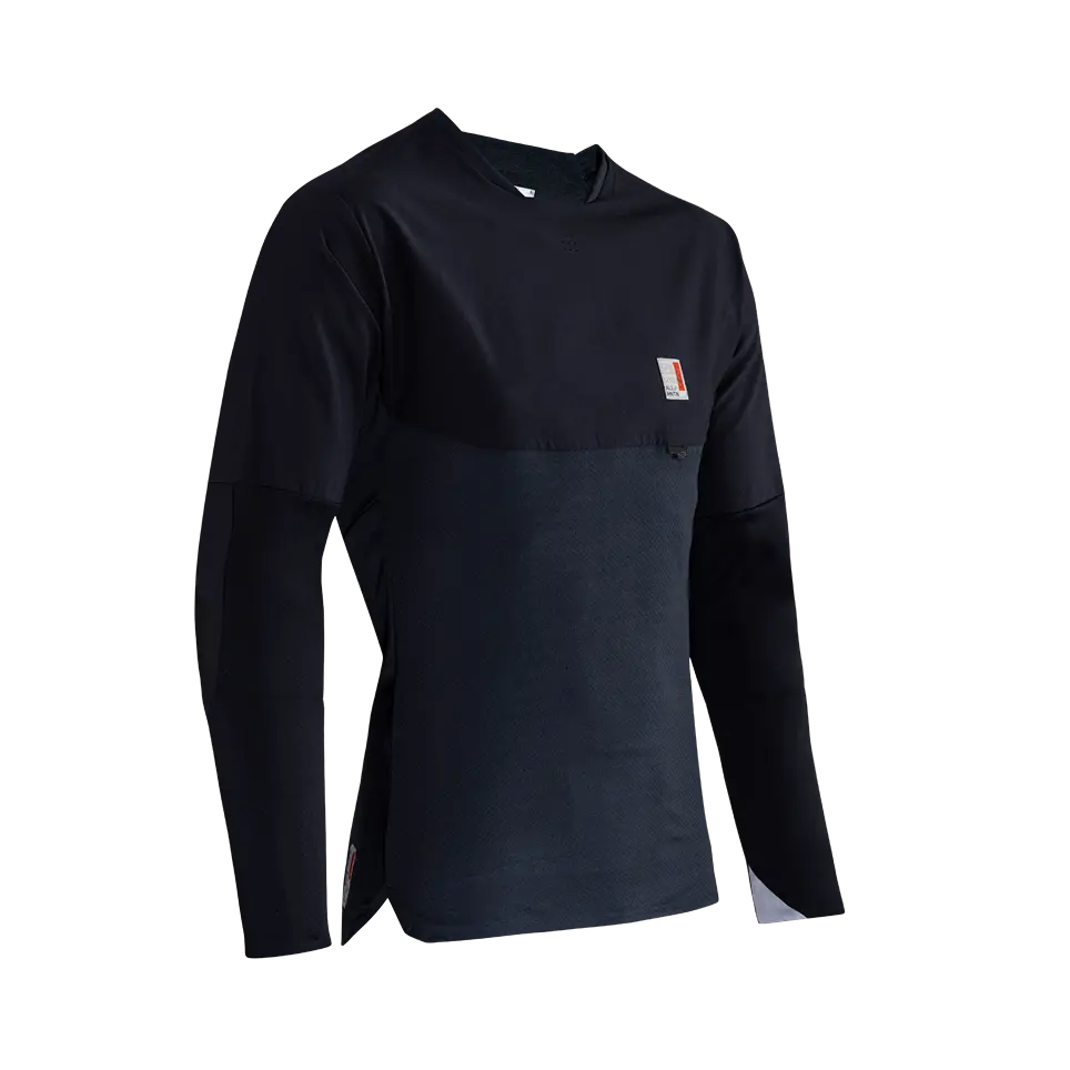 Long-Sleeve-Unisex-Leatt AllMtn 4.0 Long Sleeve MTB Jersey - Black - 2024