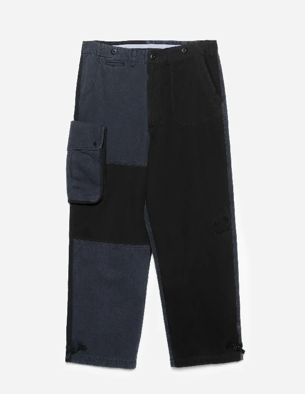 Pants-Wide-Leg-6026 Maha Boro Deck Pants Black/Charcoal