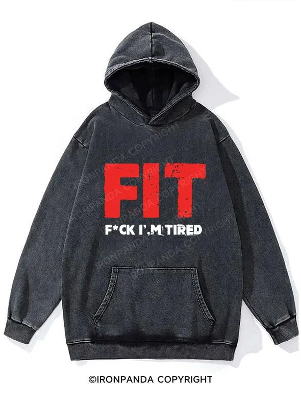 Hoodie-Outdoor-Fit Definition Washed Gym Hoodie