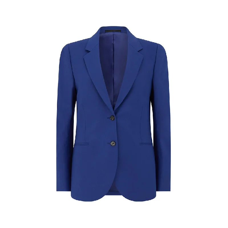 Jacket-Daily-Wear-Tailored Cotton Jacket Blue