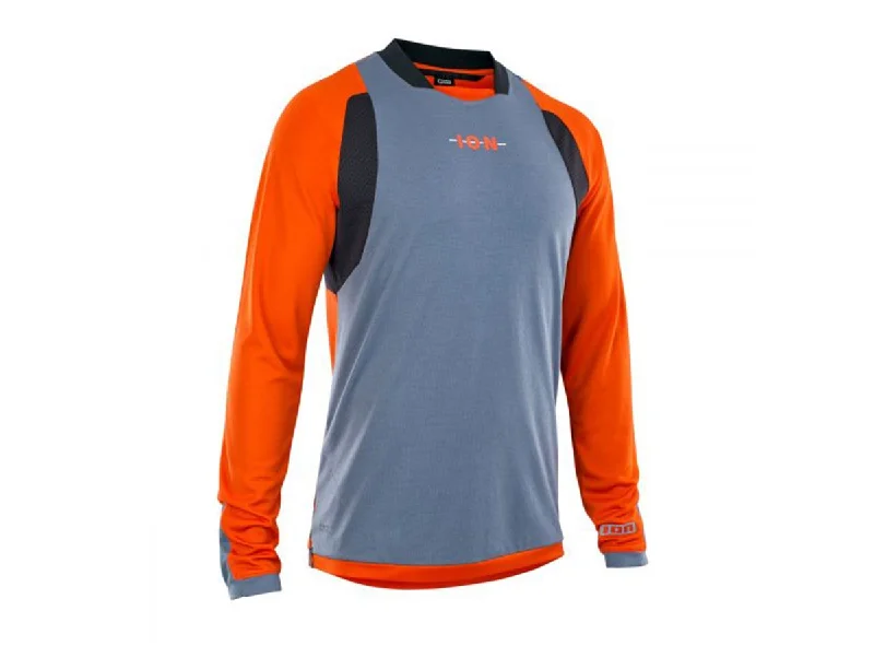 Long-Sleeve-Washable-ION Scrub AMP Long Sleeve MTB Jersey - Smashing Red - 2021