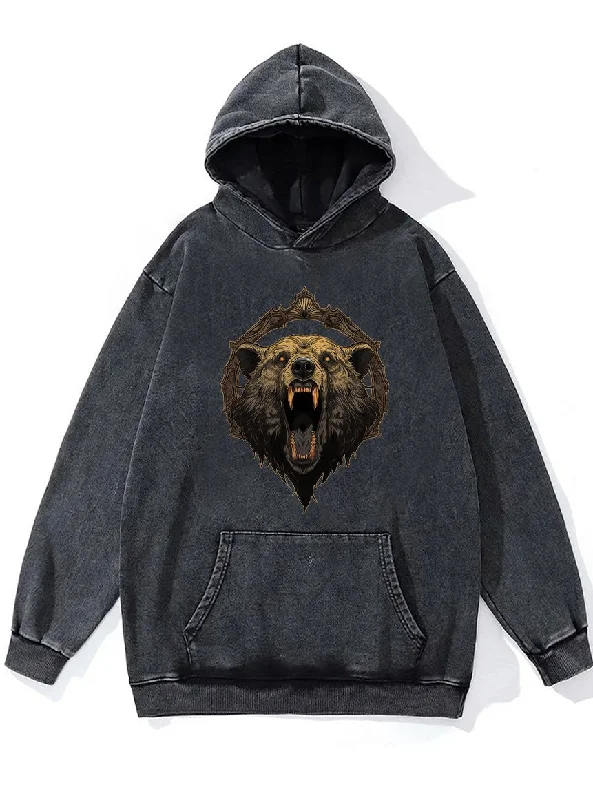 Hoodie-Punk-FIERCE BEAR Washed Gym Hoodie