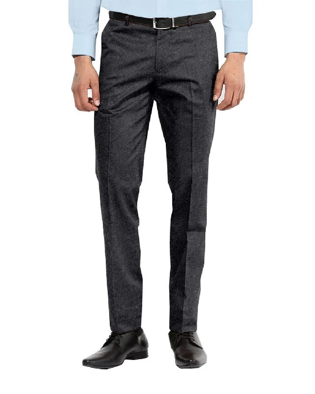 Pants-Running-EThomas Wool Cashmere: Dark Grey Wool