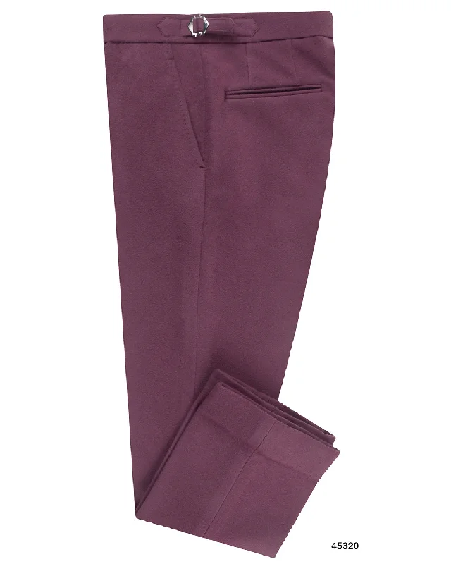 Pants-School-Zegna Maroon Cashco Moleskin