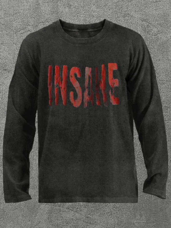 Long-Sleeve-Casual-insane Washed Gym Long Sleeve Shirt